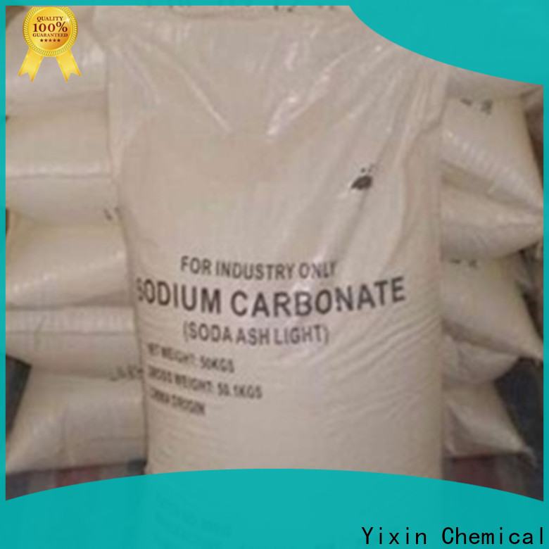 Yixin soda ash dense vs light factory for textile industry